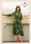 Belt Vol 28 By Mittoo Rayon Printed One Piece Collection 